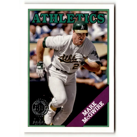 2023 Topps 1988 Baseball #T88-5 Mark McGwire NM-MT Oakland Athletics Baseball Card - Baseball Card Single
