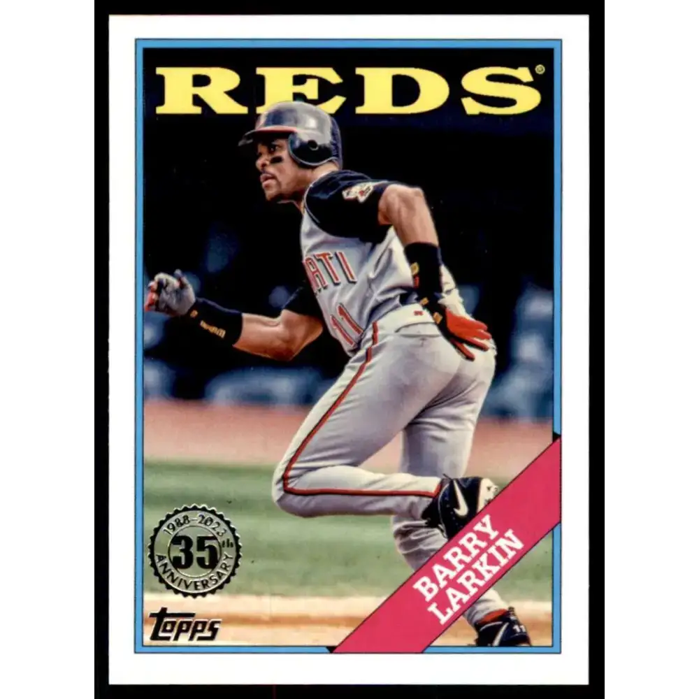 2023 Topps 1988 Baseball #T88-55 Barry Larkin NM-MT Cincinnati Reds Baseball Card - Baseball Card Single