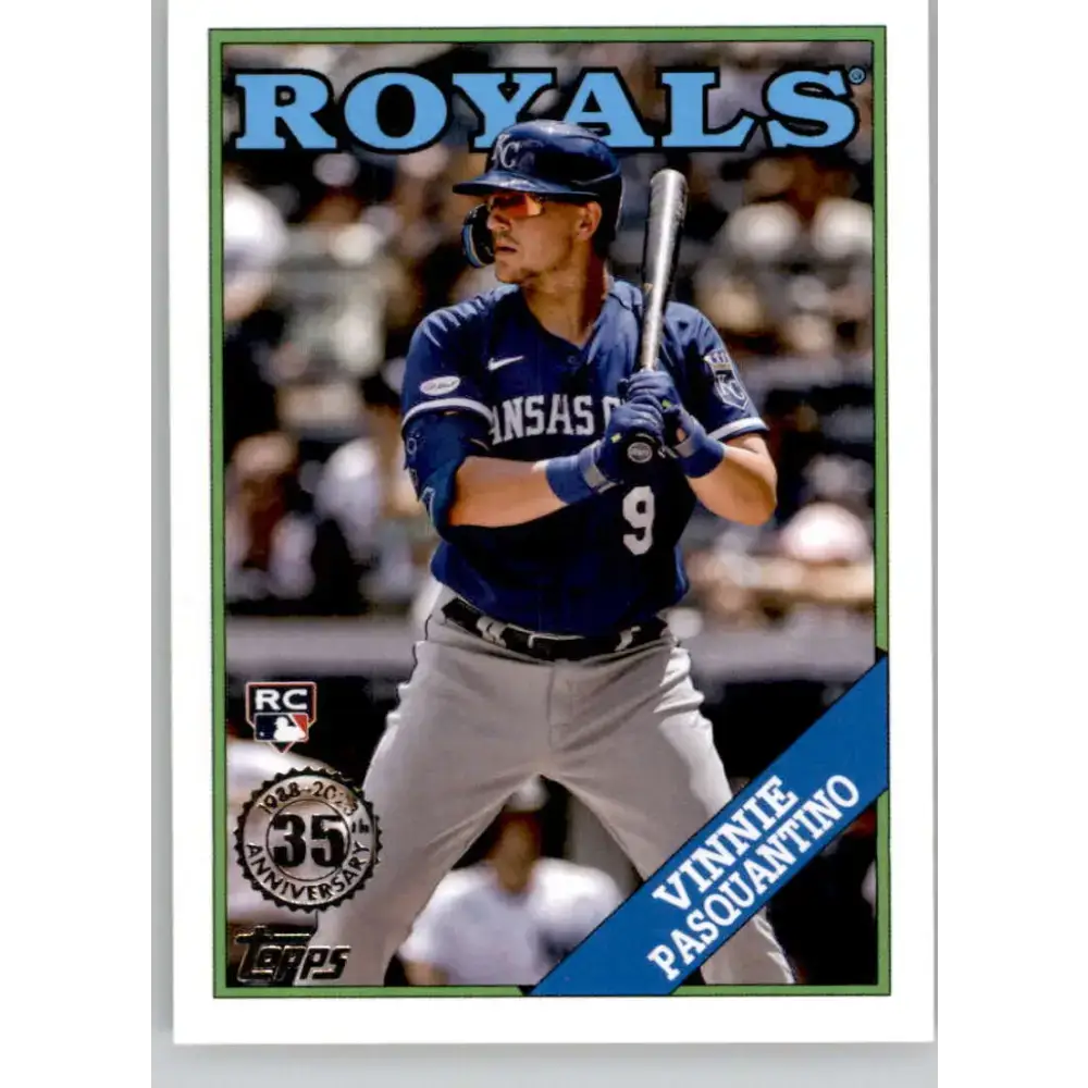 2023 Topps 1988 Baseball #T88-65 Vinnie Pasquantino NM-MT Kansas City Royals Baseball Card - Baseball Card Single
