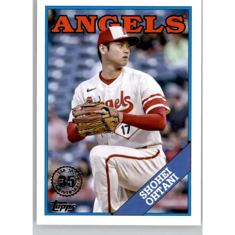 2023 Topps 1988 Baseball #T88-66 Shohei Ohtani NM-MT Los Angeles Angels Baseball Card - Baseball Card Single