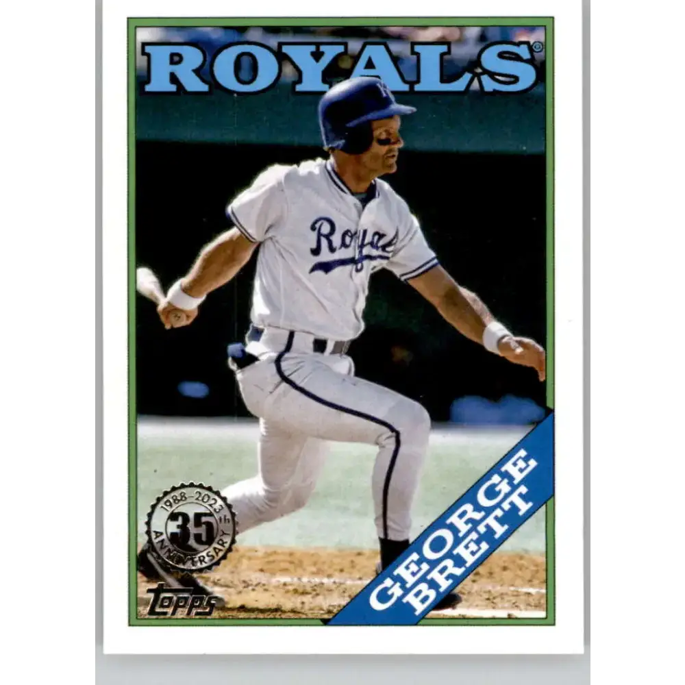 2023 Topps 1988 Baseball #T88-7 George Brett NM-MT Kansas City Royals Baseball Card - Baseball Card Single