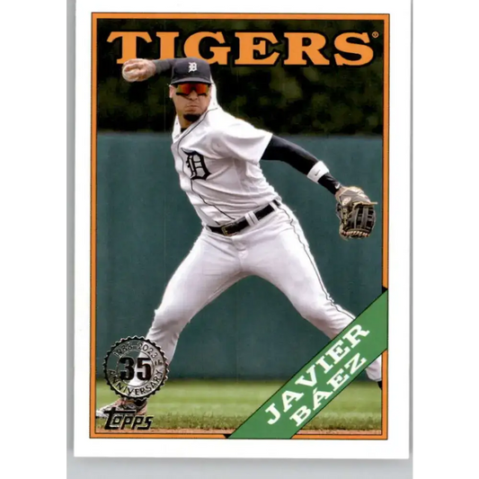 2023 Topps 1988 Baseball #T88-71 Javier Baez NM-MT Detroit Tigers Baseball Card - Baseball Card Single