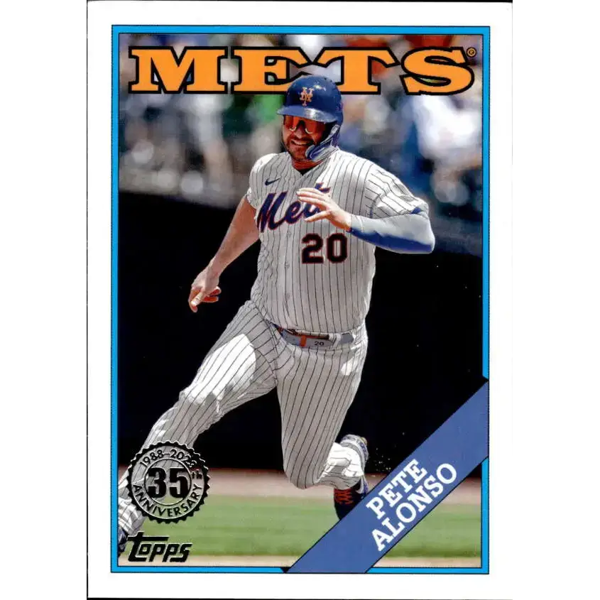 2023 Topps 1988 Baseball #T88-74 Pete Alonso NM-MT New York Mets Baseball Card - Baseball Card Single