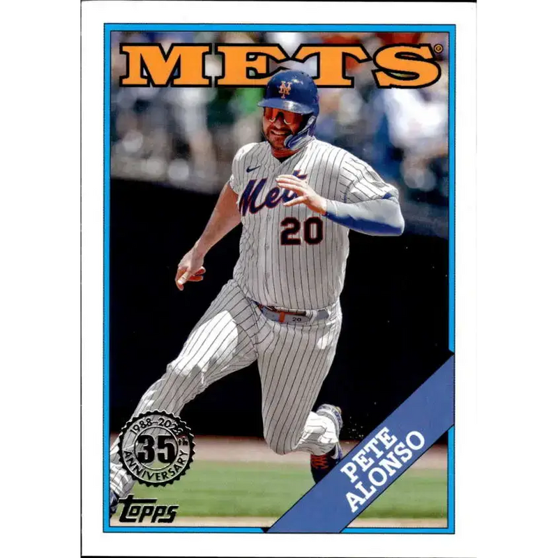 2023 Topps 1988 Baseball #T88-74 Pete Alonso NM-MT New York Mets Baseball Card - Baseball Card Single