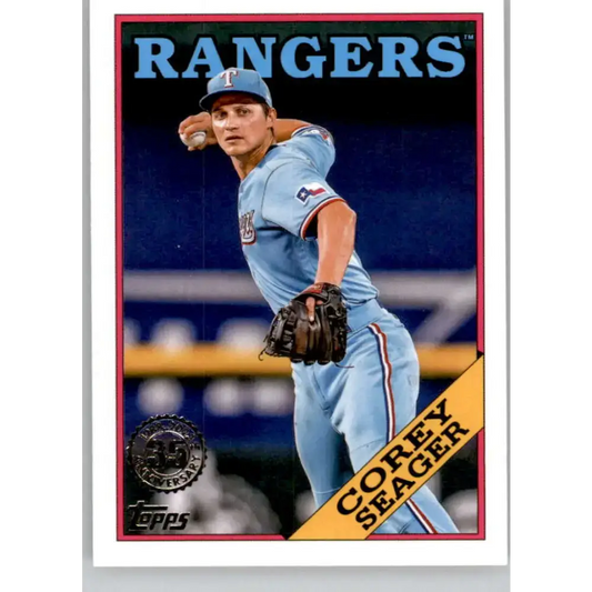 2023 Topps 1988 Baseball #T88-83 Corey Seager NM-MT Texas Rangers Baseball Card - Baseball Card Single