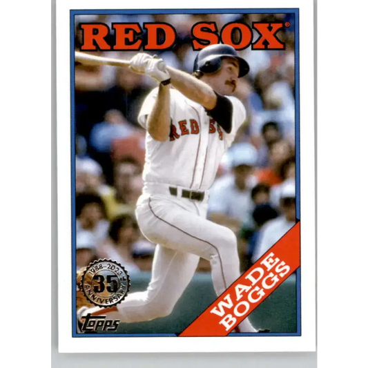 2023 Topps 1988 Baseball #T88-84 Wade Boggs NM-MT Boston Red Sox Baseball Card - Baseball Card Single