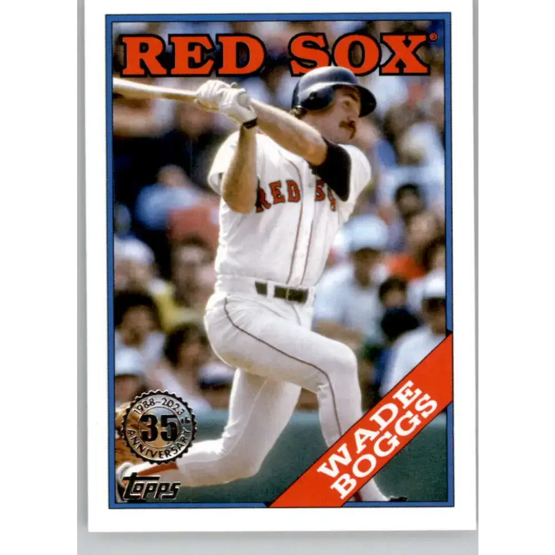 2023 Topps 1988 Baseball #T88-84 Wade Boggs NM-MT Boston Red Sox Baseball Card - Baseball Card Single