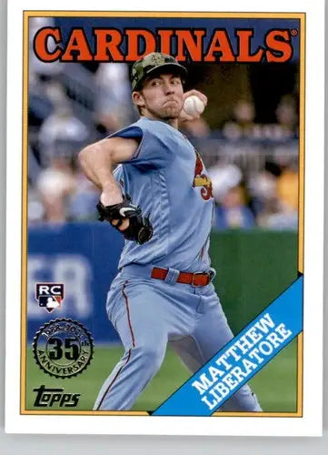 2023 Topps Baseball Card T88-95 Matthew Liberatore NM-MT Cardinals with original gloss