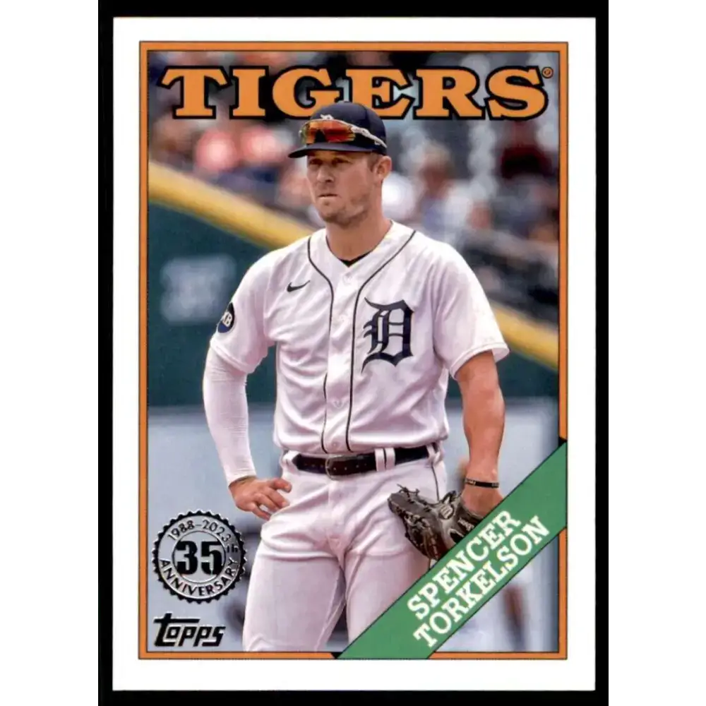 2023 Topps 1988 Baseball #T88-98 Spencer Torkelson NM-MT Detroit Tigers Baseball Card - Baseball Card Single