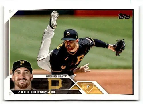 2023 Topps #2 Zach Thompson NM ID:50720 - Baseball Card Single