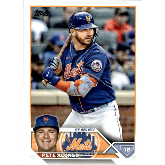 2023 Topps #20 Pete Alonso NM-MT New York Mets Baseball Card - Baseball Card Single