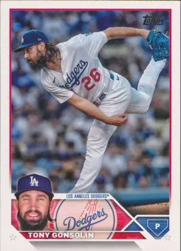 2023 Topps #202 Tony Gonsolin NM-MT Dodgers ID:50185 - Baseball Card Single
