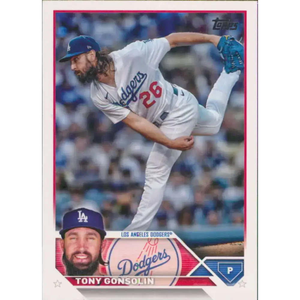2023 Topps #202 Tony Gonsolin NM-MT Los Angeles Dodgers Baseball Card - Baseball Card Single