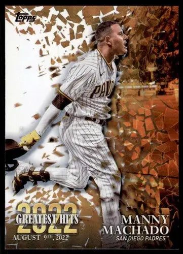 2023 Topps 2022 Greatest Hits #22GH-15 Manny Machado NM-MT Padres ID:57966 - Baseball Card Single