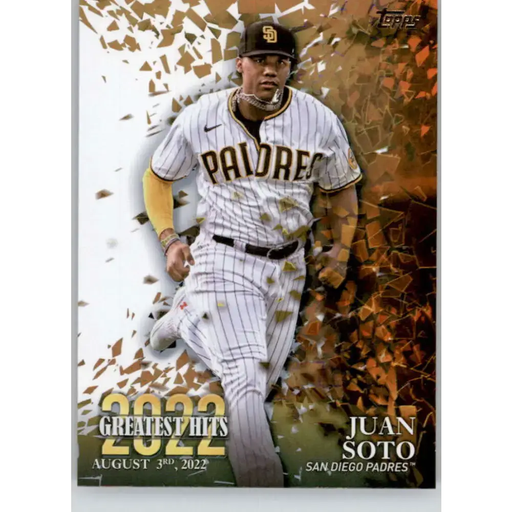 2023 Topps 2022 Greatest Hits #22GH-24 Juan Soto NM-MT San Diego Padres Baseball Card - Baseball Card Single