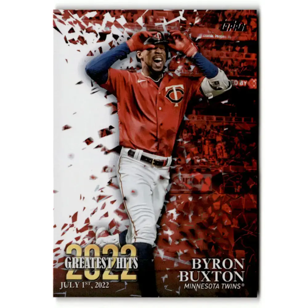 2023 Topps 2022 Greatest Hits #22GH-5 Byron Buxton NM-MT Minnesota Twins Baseball Card - Baseball Card Single