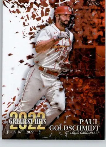 2023 Topps Greatest Hits Paul Goldschmidt baseball card with original gloss NM-MT