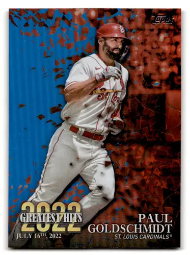 2023 Topps 2022 Greatest Hits Blue #22GH-9 Paul Goldschmidt NM-MT Cardi ID:57965 - Baseball Card Single