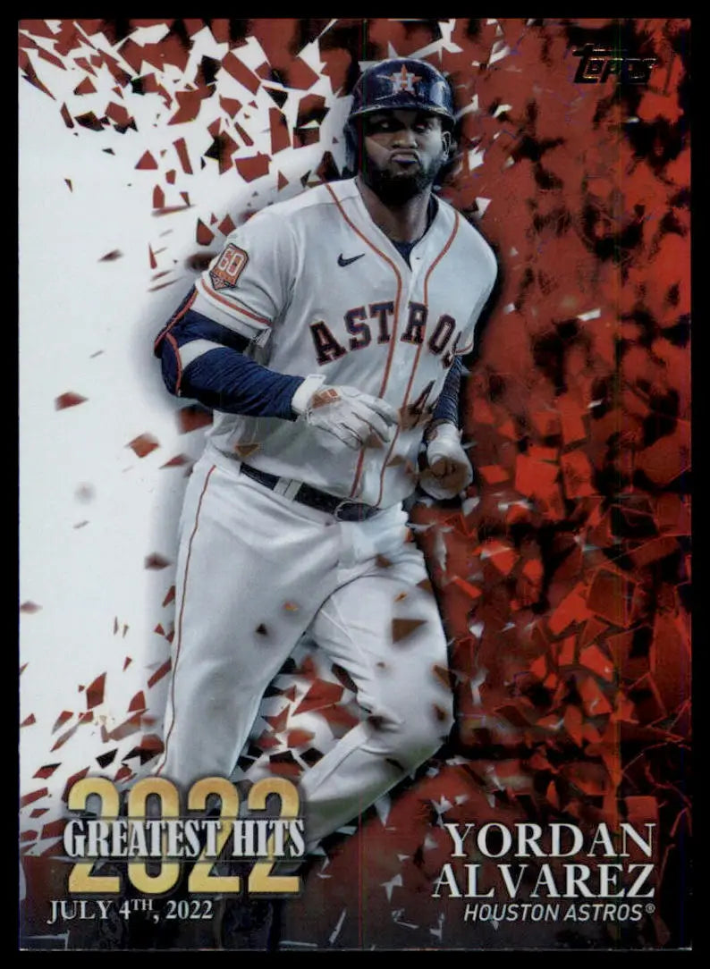 2023 Topps - 2022 Greatest Hits Complete Your Set You Pick Choose Near Mint - 22GH-2 Yordan Alvarez - Baseball Card