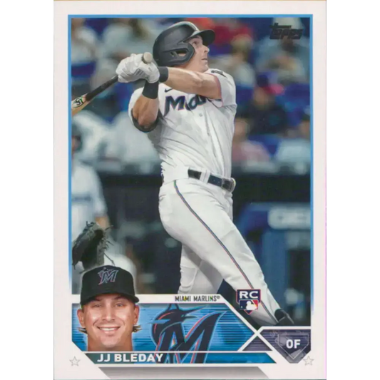 2023 Topps #205 JJ Bleday NM-MT RC Rookie Miami Marlins Baseball Card - Baseball Card Single