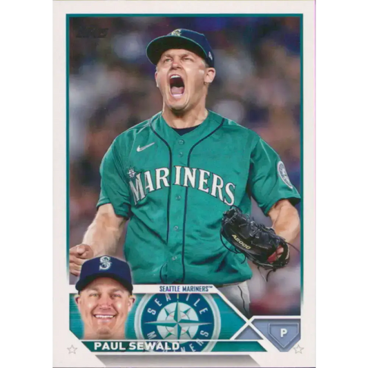 2023 Topps #207 Paul Sewald NM-MT Seattle Mariners Baseball Card - Baseball Card Single