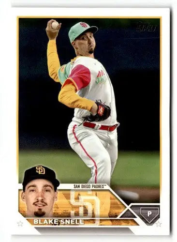 2023 Topps #208 Blake Snell EX/NM ID:50542 - Baseball Card Single
