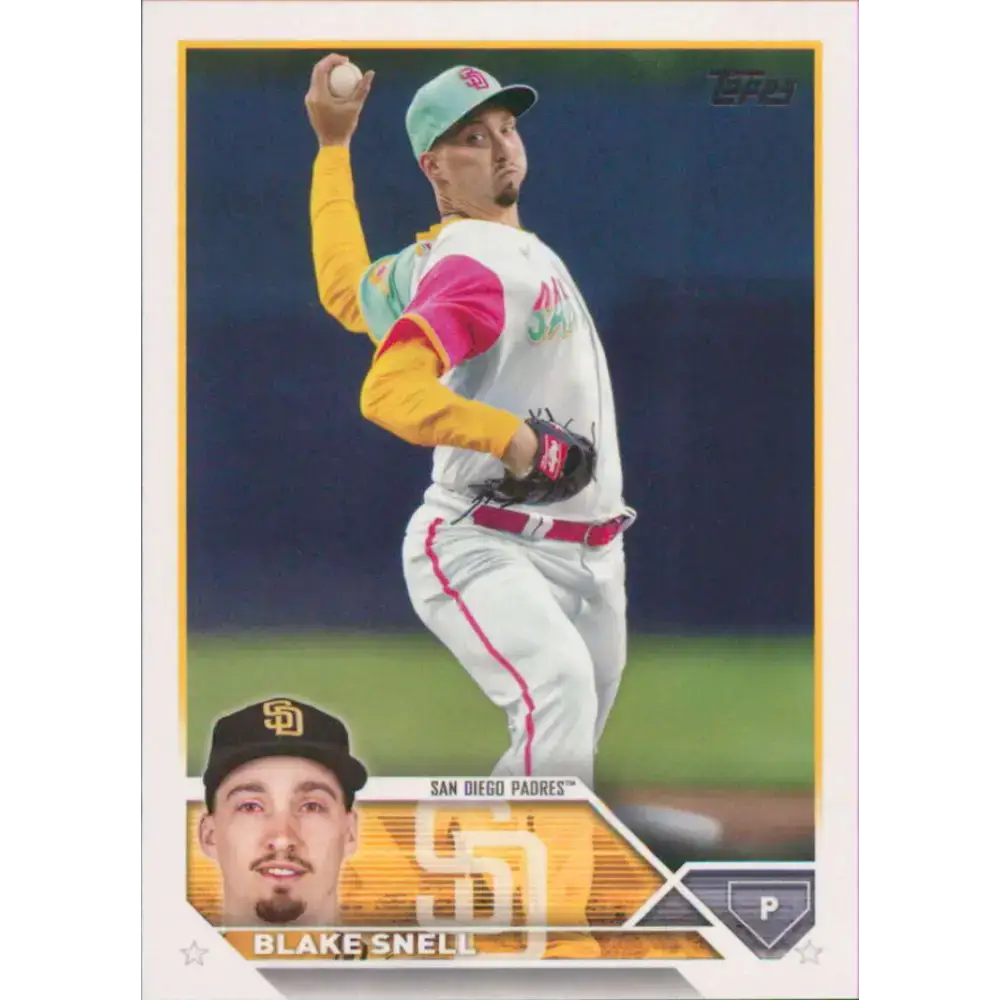 2023 Topps #208 Blake Snell NM-MT San Diego Padres Baseball Card - Baseball Card Single