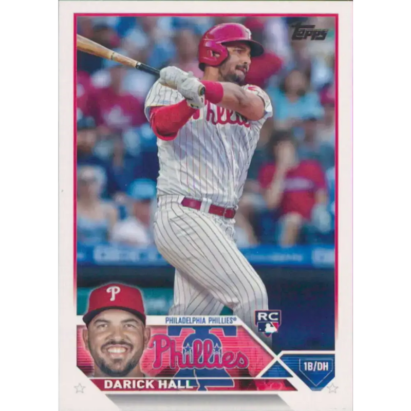 2023 Topps #209 Darick Hall NM-MT RC Rookie Philadelphia Phillies Baseball Card - Baseball Card Single
