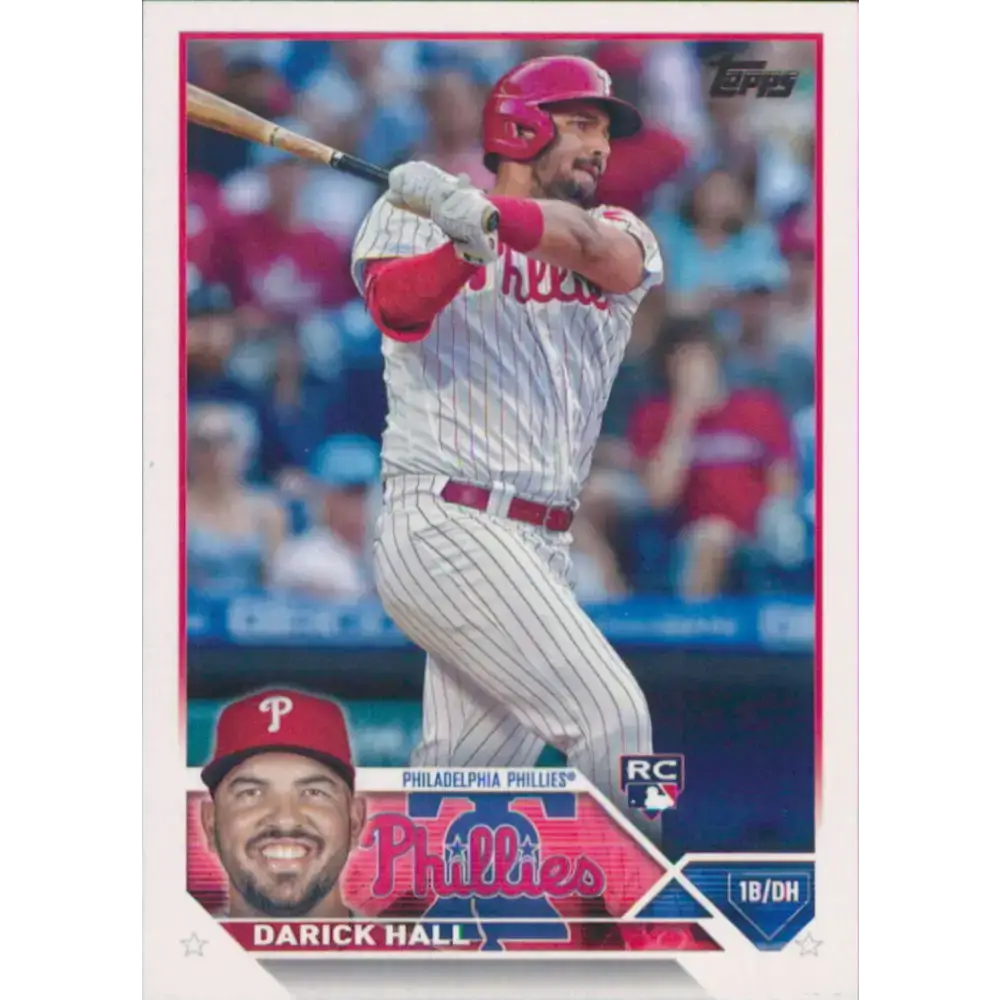 2023 Topps #209 Darick Hall NM-MT RC Rookie Philadelphia Phillies Baseball Card - Baseball Card Single