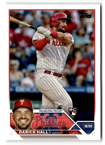 2023 Topps #209 Darick Hall NM-MT RC Rookie Phillies ID:49629 - Baseball Card Single