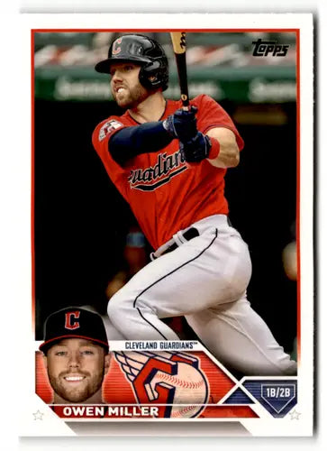 2023 Topps #213 Owen Miller NM-MT Guardians ID:49517 - Baseball Card Single