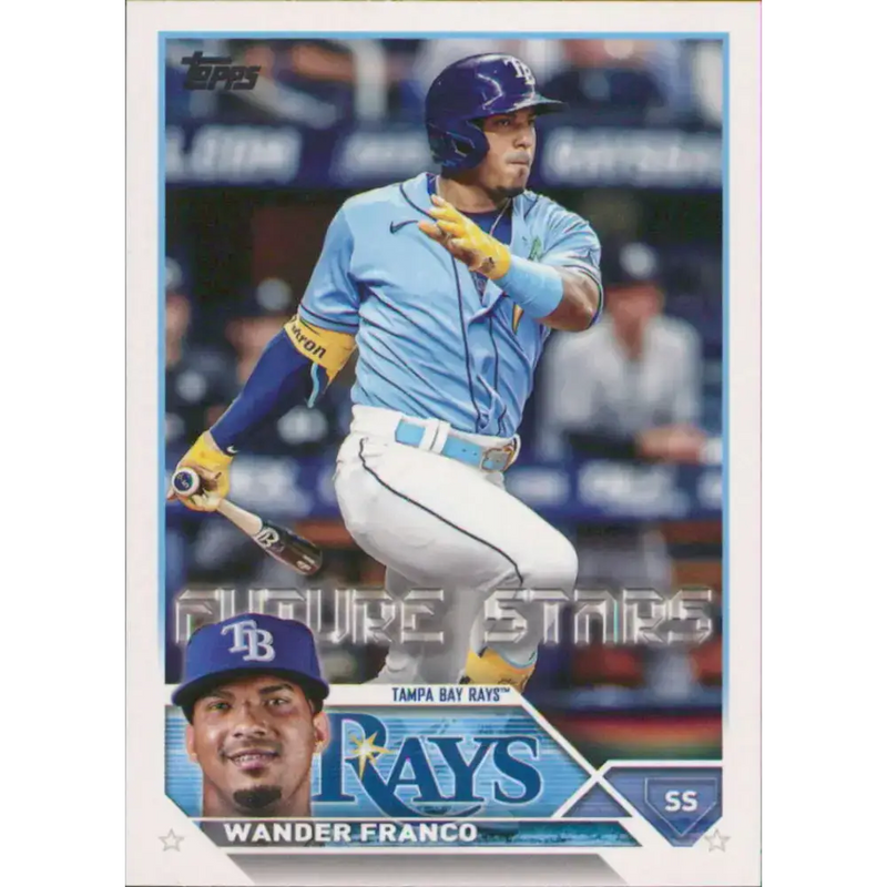 2023 Topps #215 Wander Franco NM-MT Tampa Bay Rays Baseball Card - Baseball Card Single