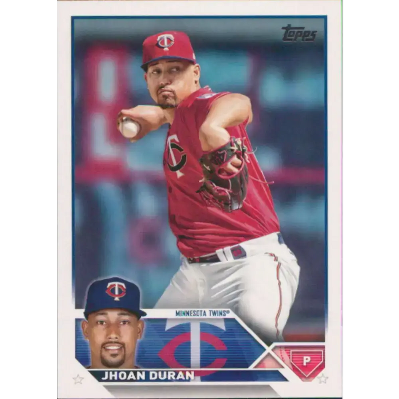 2023 Topps #218 Jhoan Duran NM-MT Minnesota Twins Baseball Card - Baseball Card Single