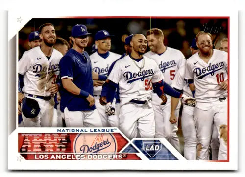 2023 Topps #219 Los Angeles Dodgers NM-MT ID:49577 - Baseball Card Single