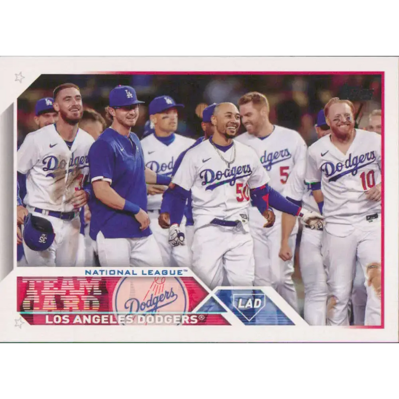 2023 Topps #219 Los Angeles Dodgers NM-MT Team Card Baseball Card - Baseball Card Single