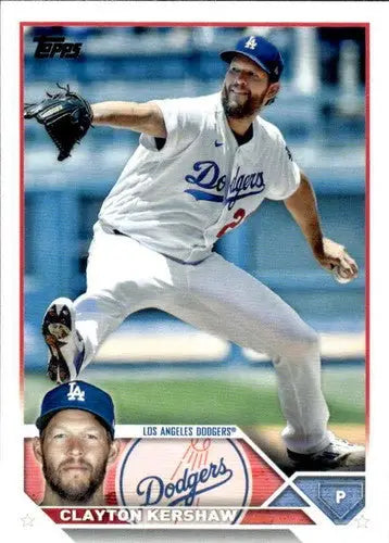 2023 Topps #22 Clayton Kershaw NM-MT Dodgers ID:49599 - Baseball Card Single