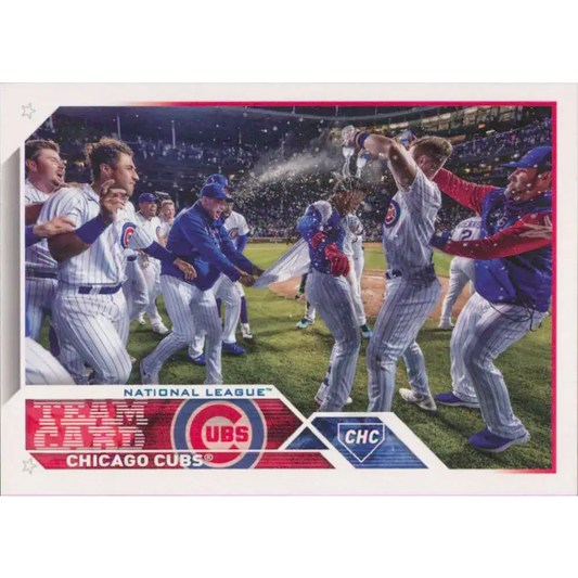 2023 Topps #220 Chicago Cubs NM-MT Team Card Baseball Card - Baseball Card Single