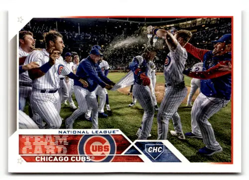 Chicago Cubs baseball card featuring Simply Sandoval from 2023 Topps original gloss series