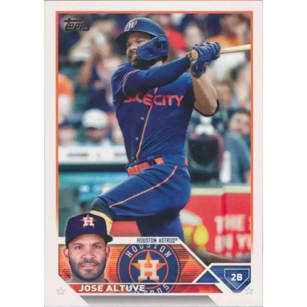 2023 Topps #222 Jose Altuve NM-MT Houston Astros Baseball Card - Baseball Card Single