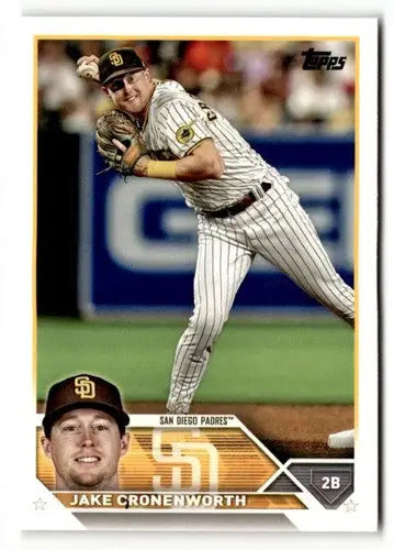 2023 Topps Jake Cronenworth baseball card with original gloss featuring Jake Cronenworth