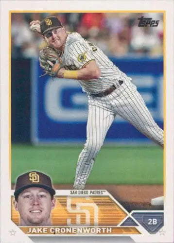 2023 Topps #224 Jake Cronenworth NM-MT Padres ID:56906 - Baseball Card Single