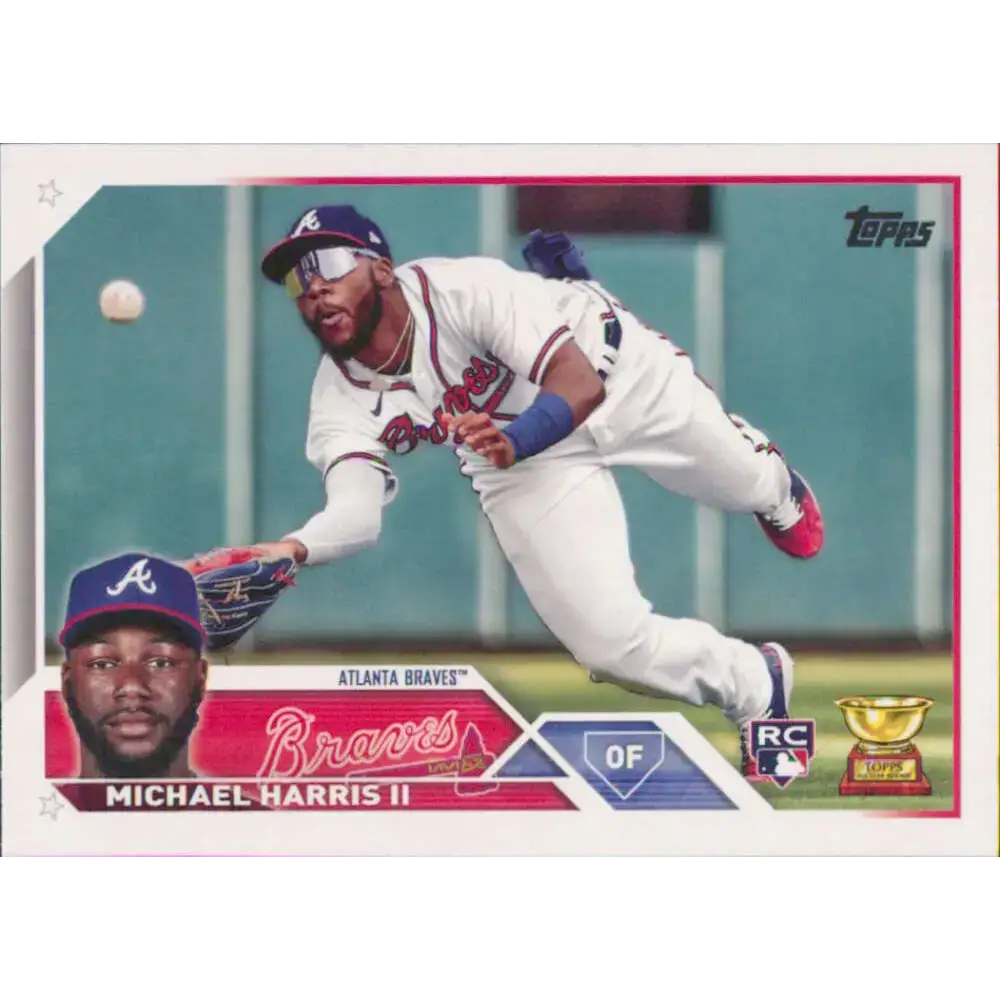 2023 Topps #226 Michael Harris II NM-MT RC Rookie Atlanta Braves Baseball Card - Baseball Card Single