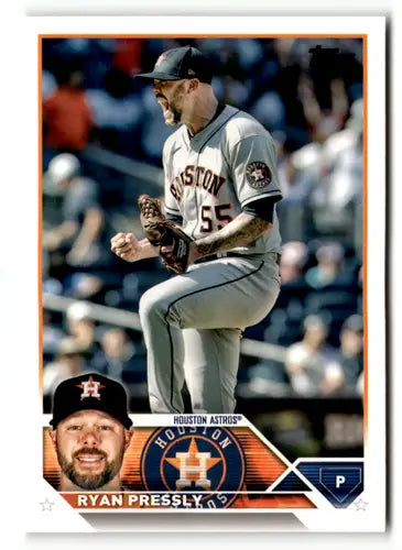 2023 Topps #228 Ryan Pressly NM-MT Astros ID:49519 - Baseball Card Single