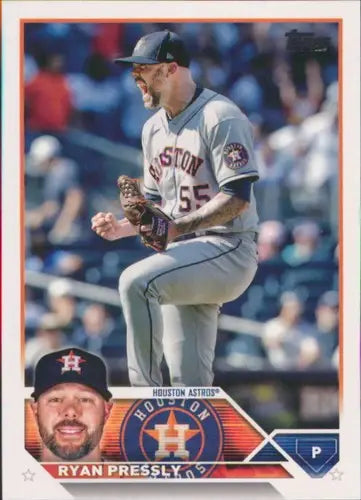 2023 Topps #228 Ryan Pressly NM-MT Astros ID:49784 - Baseball Card Single