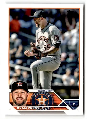 2023 Topps #228 Ryan Pressly NM Near Mint Astros ID:50092 - Baseball Card Single