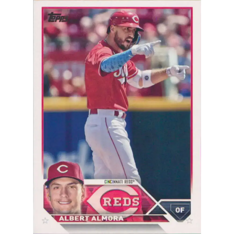 2023 Topps #230 Albert Almora NM-MT Cincinnati Reds Baseball Card - Baseball Card Single