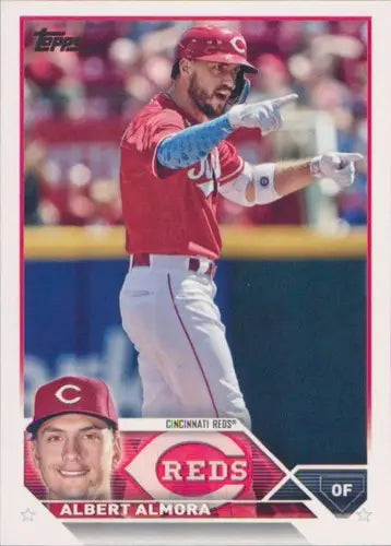 2023 Topps #230 Albert Almora NM-MT Reds ID:58627 - Baseball Card Single