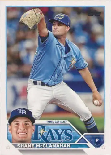 2023 Topps #236 Shane McClanahan NM-MT Rays ID:50216 - Baseball Card Single