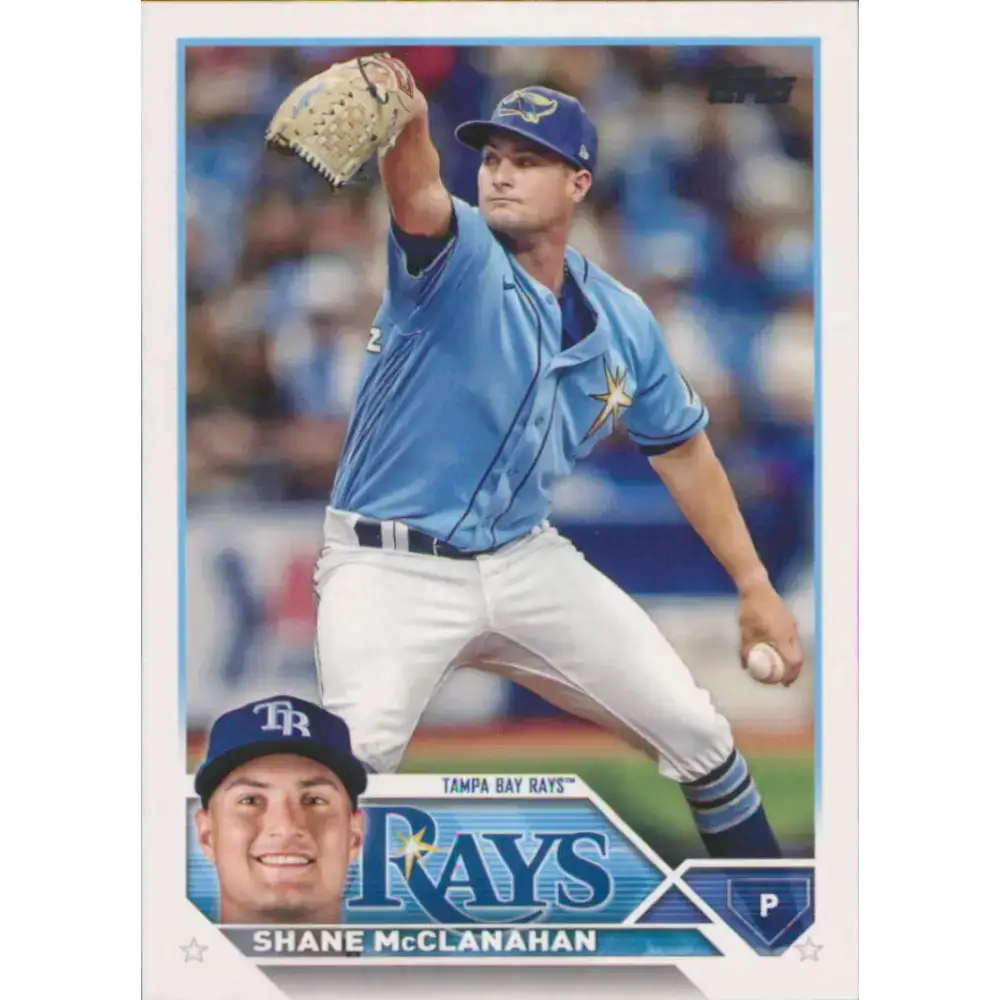 2023 Topps #236 Shane McClanahan NM-MT Tampa Bay Rays Baseball Card - Baseball Card Single