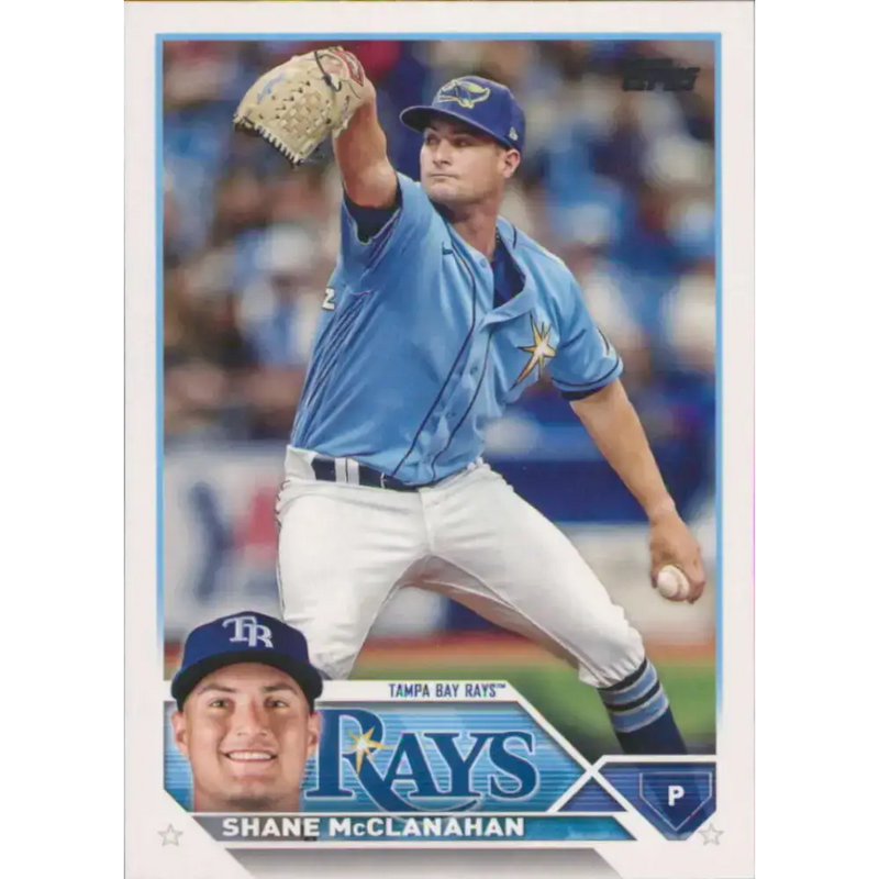 2023 Topps #236 Shane McClanahan NM-MT Tampa Bay Rays Baseball Card - Baseball Card Single